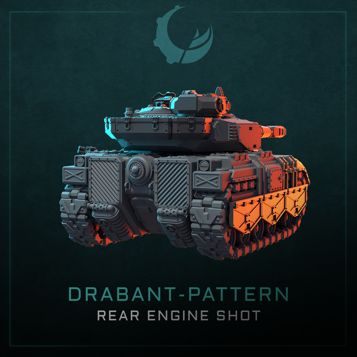 Drabant-Pattern Heavy Tank - Sci fi/Modern - Modular - Magnet Ready