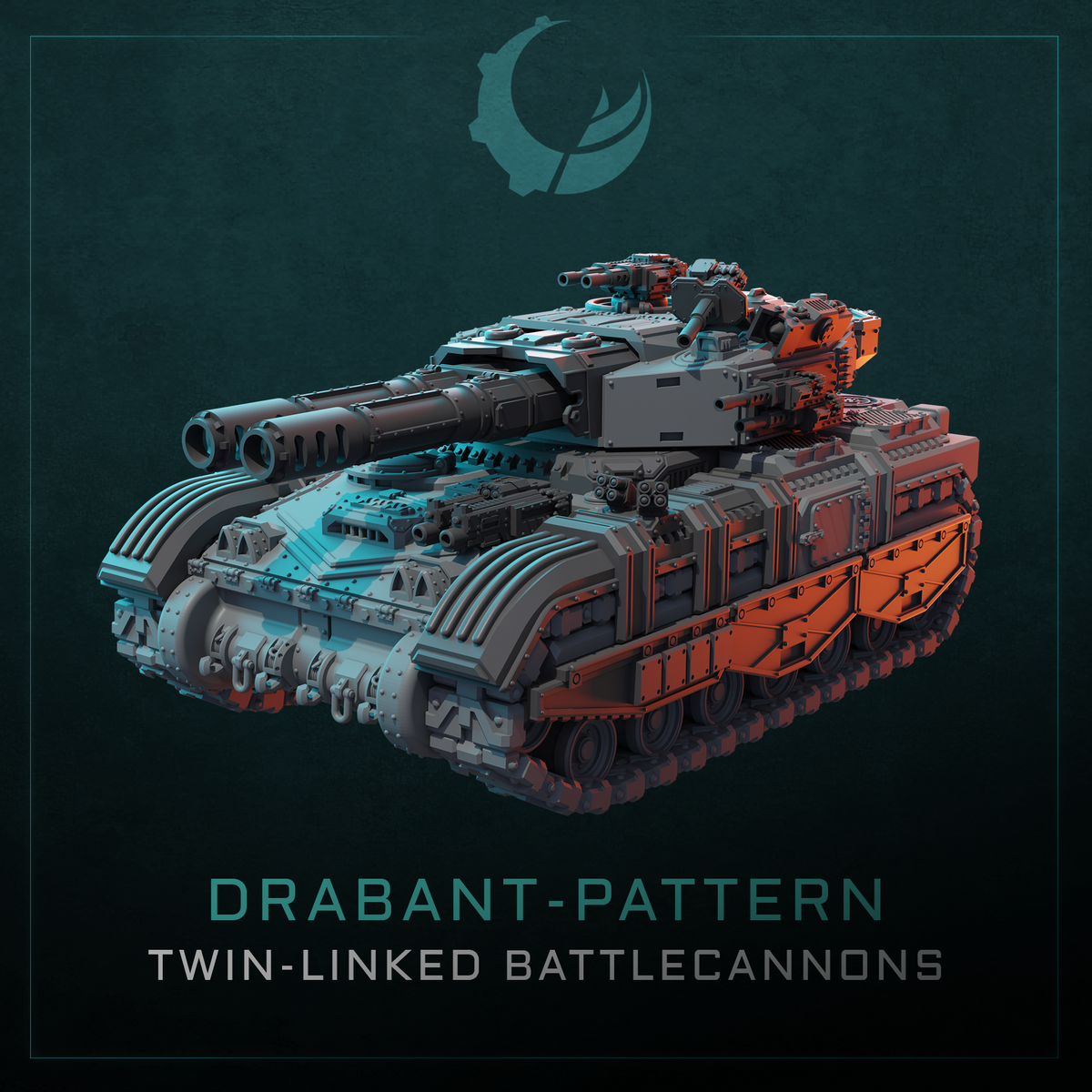 Drabant-Pattern Heavy Tank - Sci fi/Modern - Modular - Magnet Ready