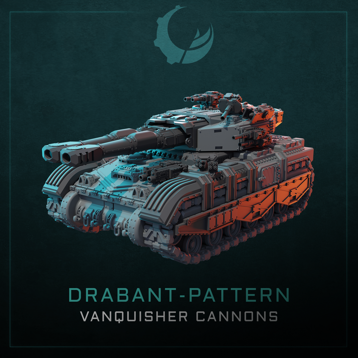 Drabant-Pattern Heavy Tank - Sci fi/Modern - Modular - Magnet Ready