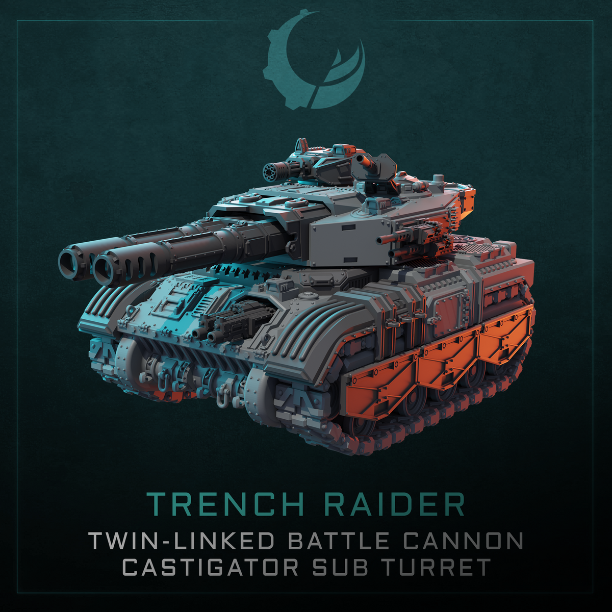 Drabant-Pattern Heavy Tank - Sci fi/Modern - Modular - Magnet Ready
