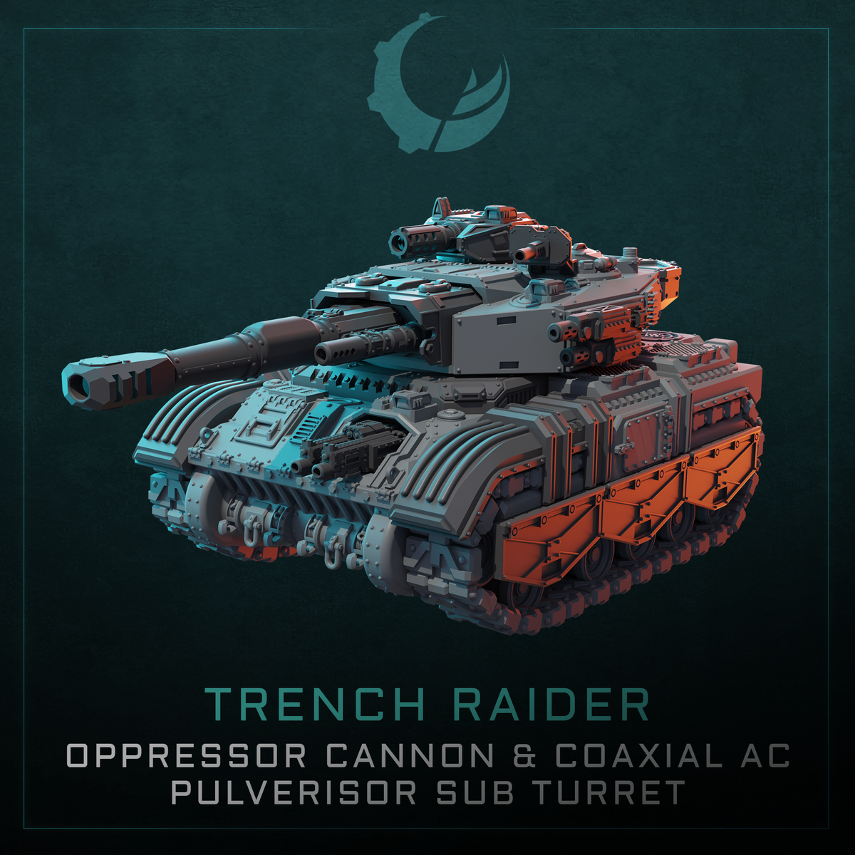 Drabant-Pattern Heavy Tank - Sci fi/Modern - Modular - Magnet Ready