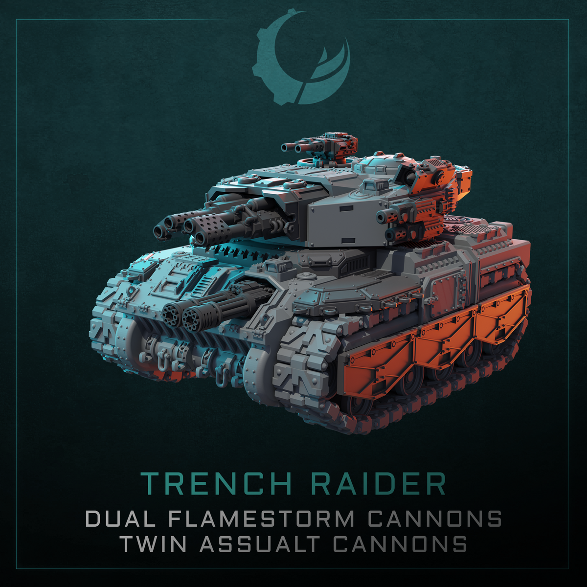 Drabant-Pattern Heavy Tank - Sci fi/Modern - Modular - Magnet Ready