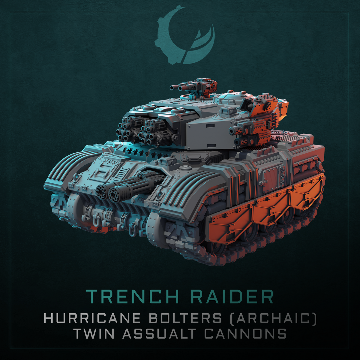 Drabant-Pattern Heavy Tank - Sci fi/Modern - Modular - Magnet Ready
