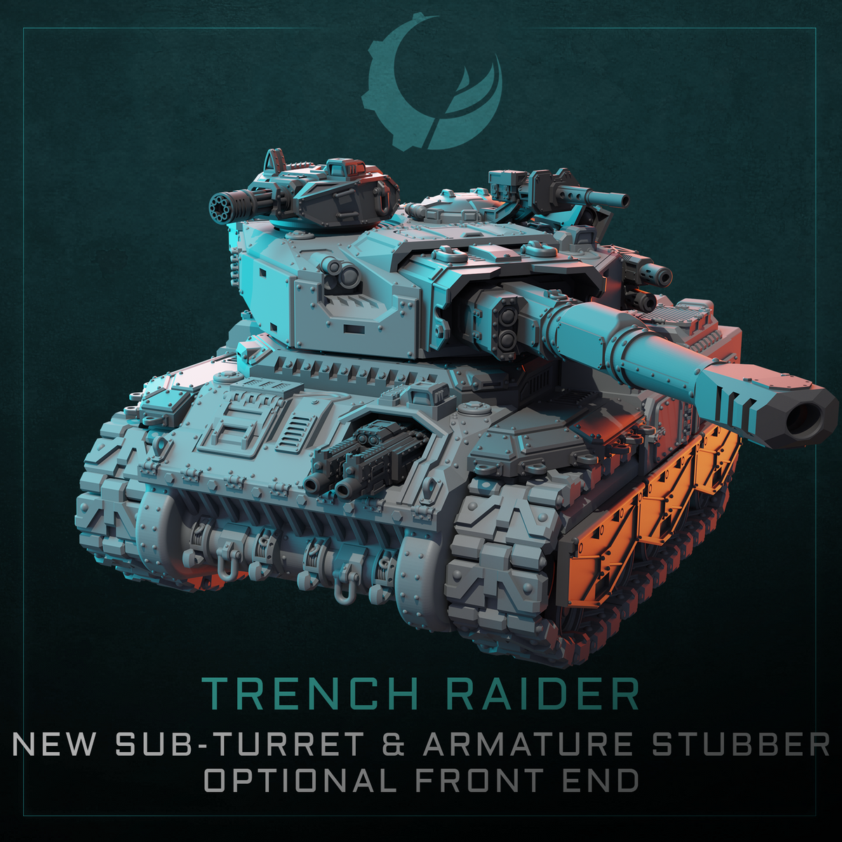 Drabant-Pattern Heavy Tank - Sci fi/Modern - Modular - Magnet Ready