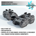 Kraken-Pattern Heavy Assault Vehicle - Sci fi/Modern - Modular - Magnet Ready