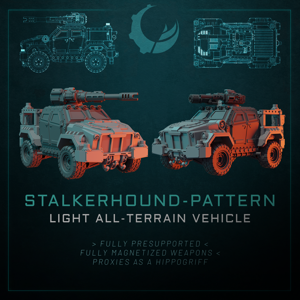 Stalkerhound-Pattern LATV - Sci fi/Modern - Modular - Magnet Ready