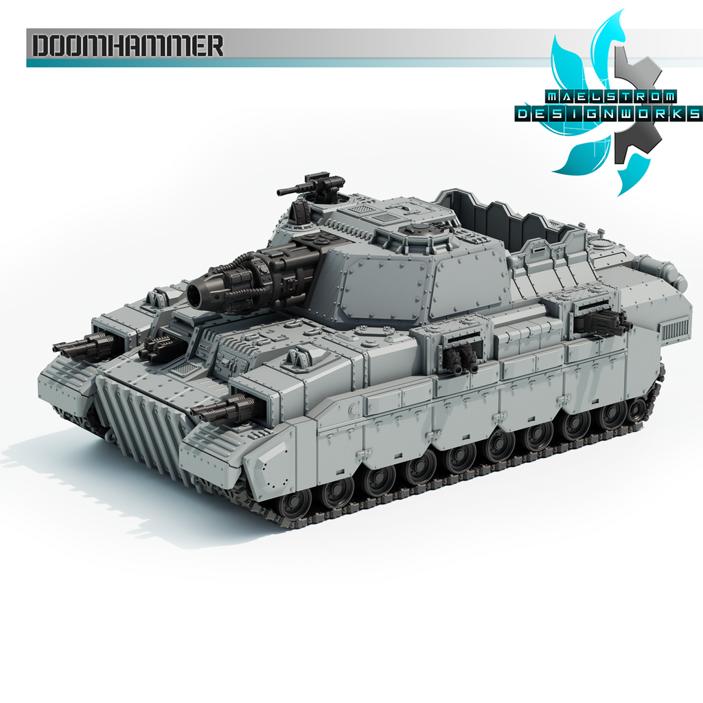 Ursus Rex-Pattern Super Heavy Battle Tank - Sci fi/Modern - Modular - Magnet Ready