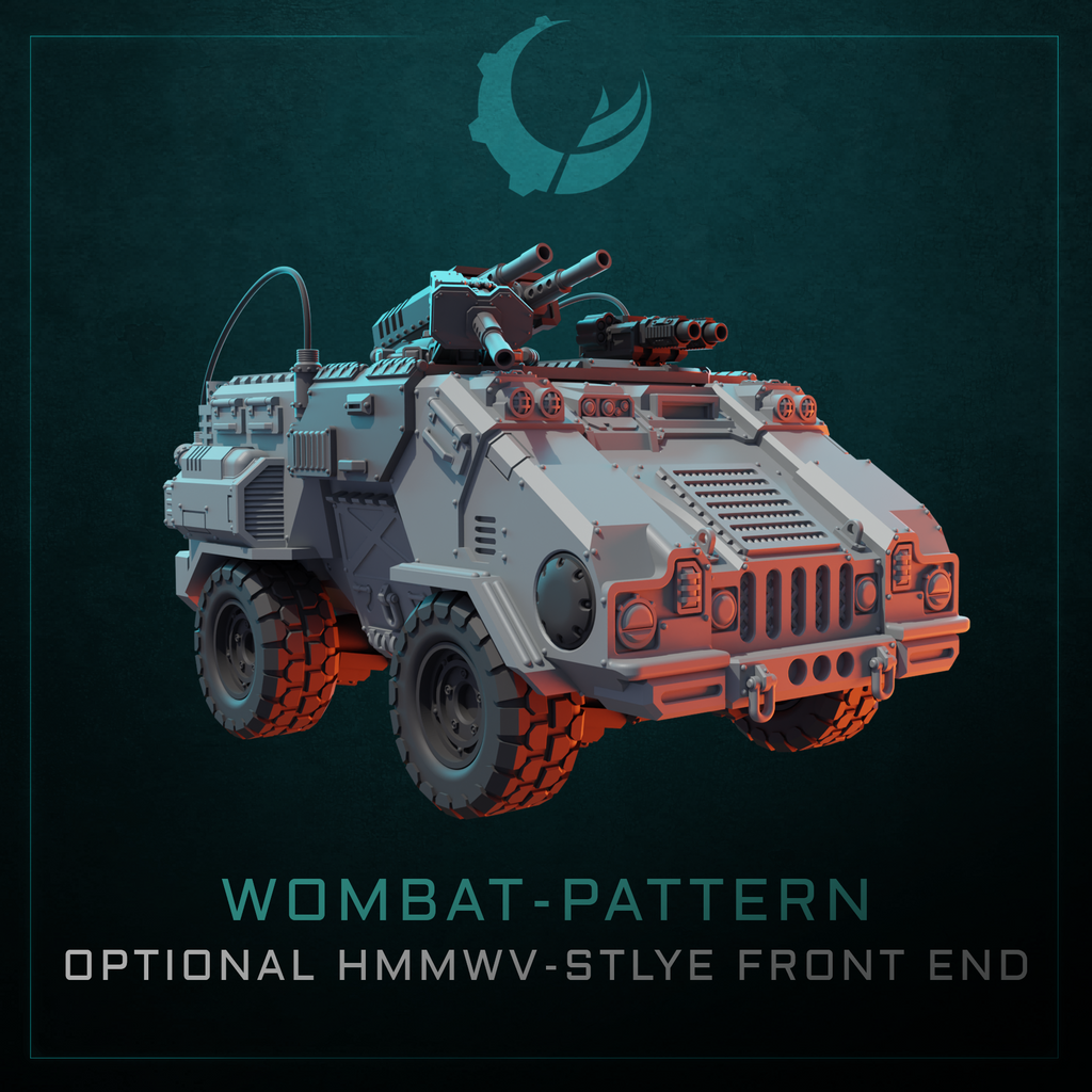 Wombat-Pattern ATCV - Sci fi/Modern - Modular - Magnet Ready