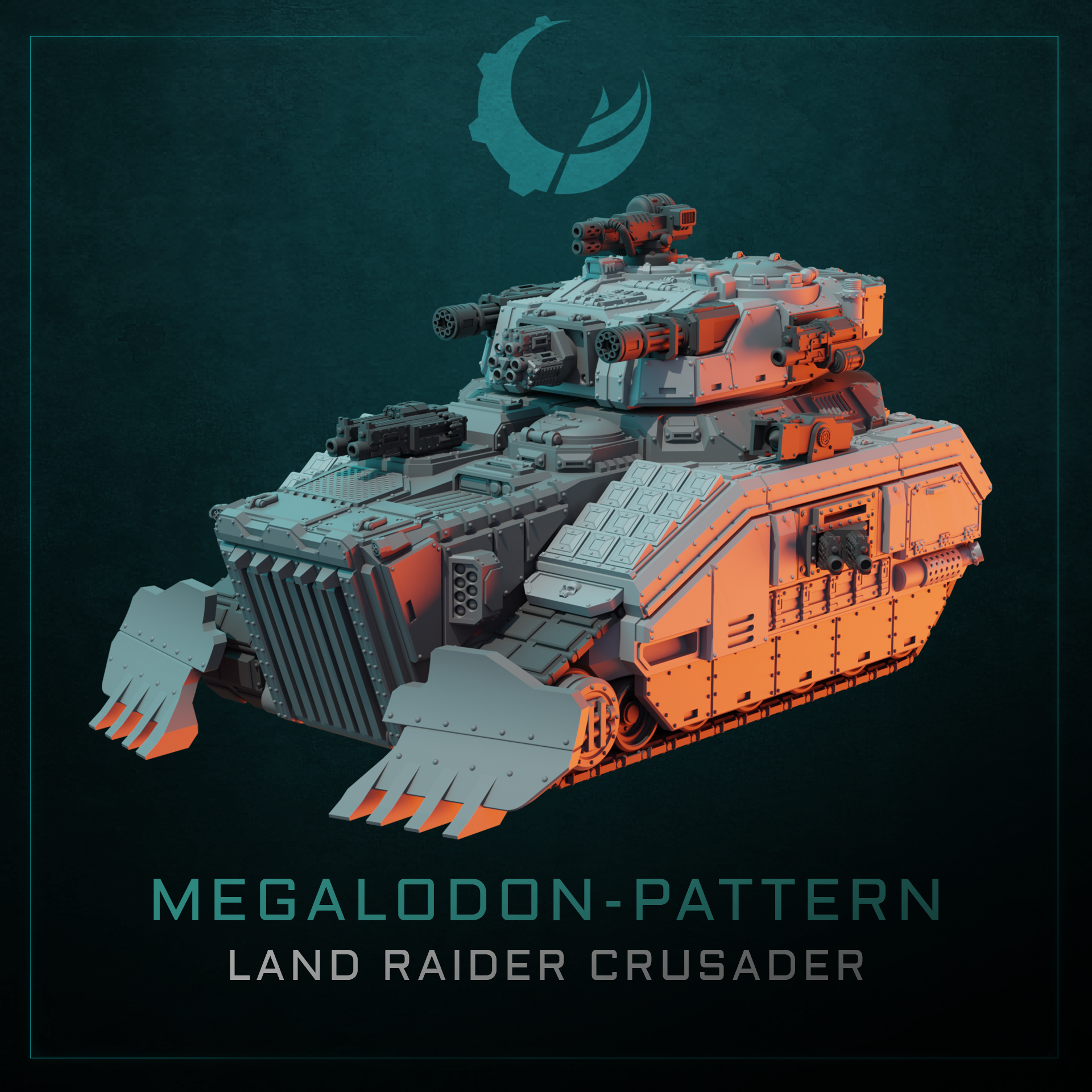 Megalodon-Pattern Heavy Assualt Vehicle - Sci fi/Modern - Modular - Magnet Ready