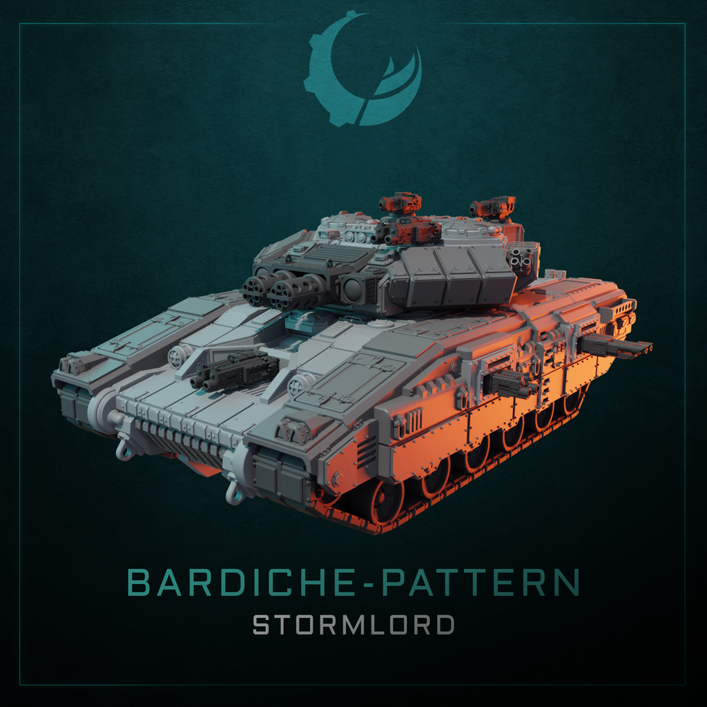 Bardiche-Pattern Super Heavy Tank - Sci fi/Modern - Modular - Magnet Ready