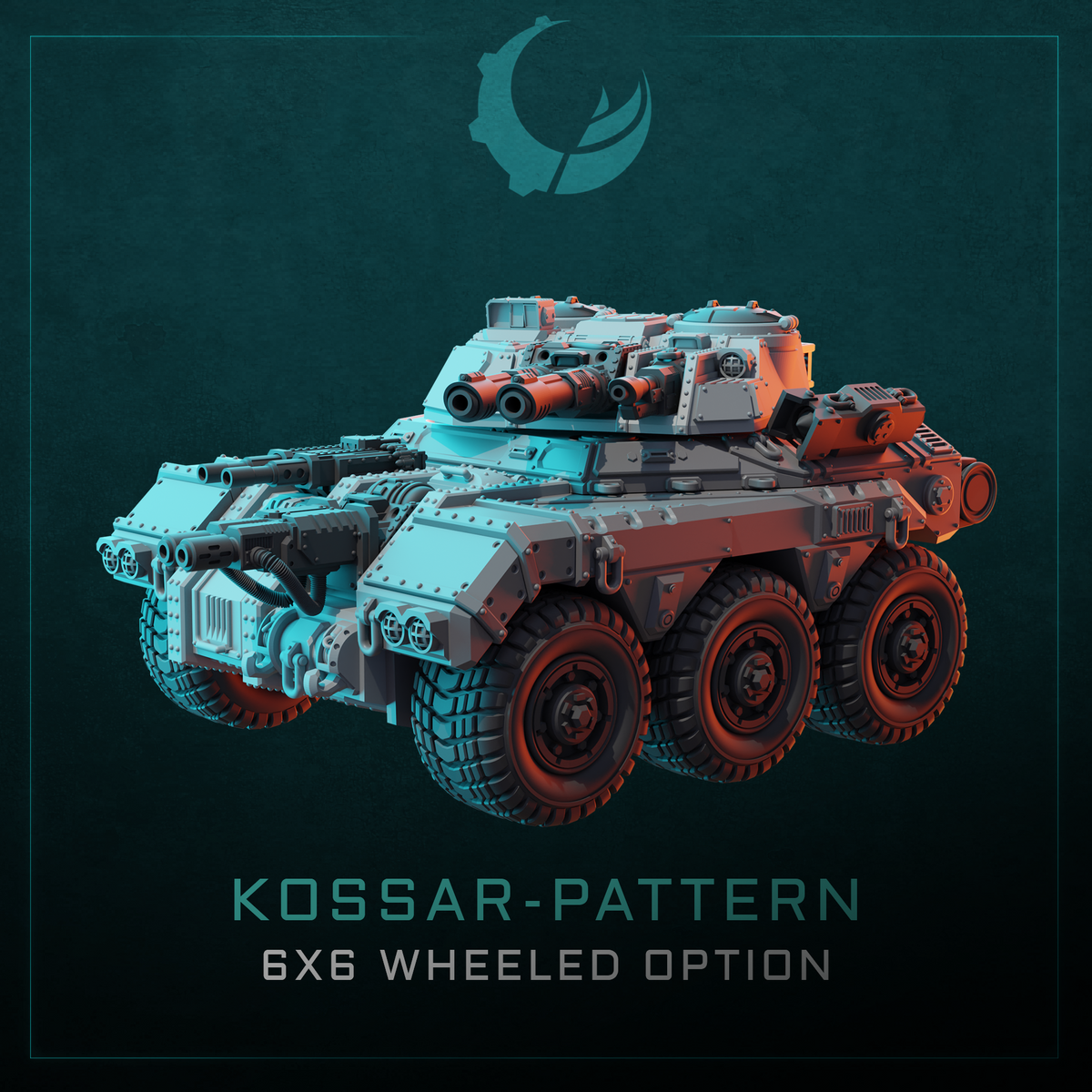 Kossar-Pattern Tank/APC/IFV/TD - Sci fi/Modern - Modular - Magnet Ready