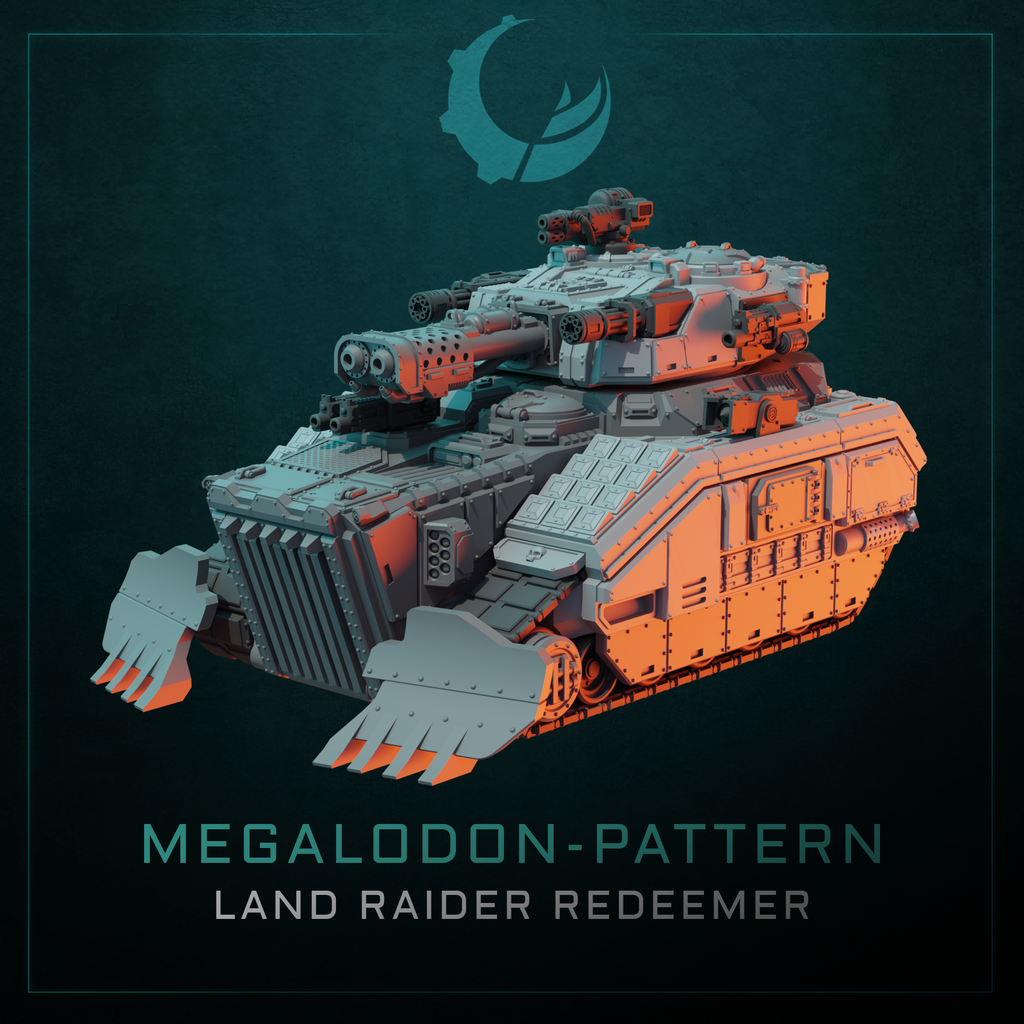 Megalodon-Pattern Heavy Assualt Vehicle - Sci fi/Modern - Modular - Magnet Ready