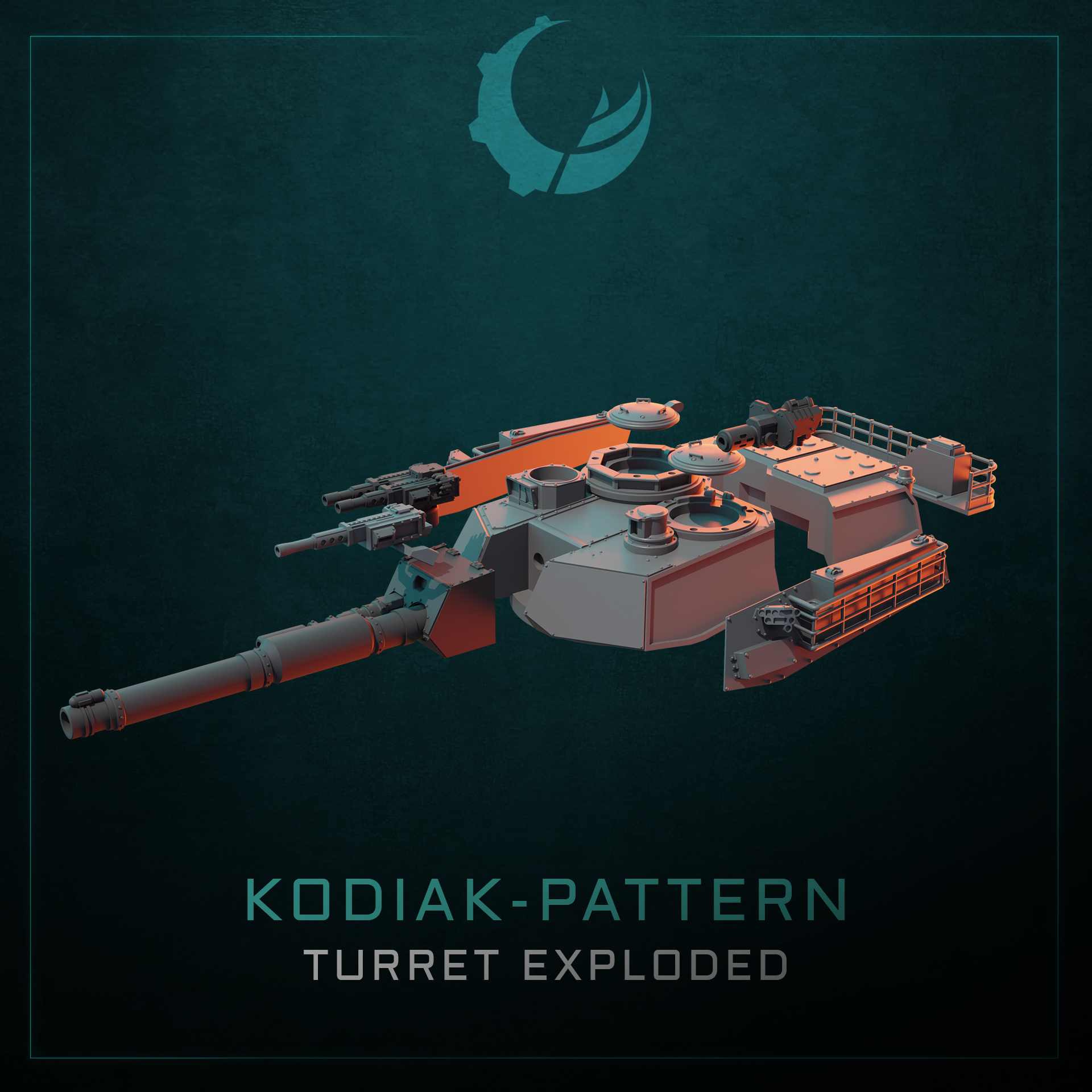 Kodiak-Pattern Main Battle Tank - Sci fi/Modern - Modular - Magnet Ready
