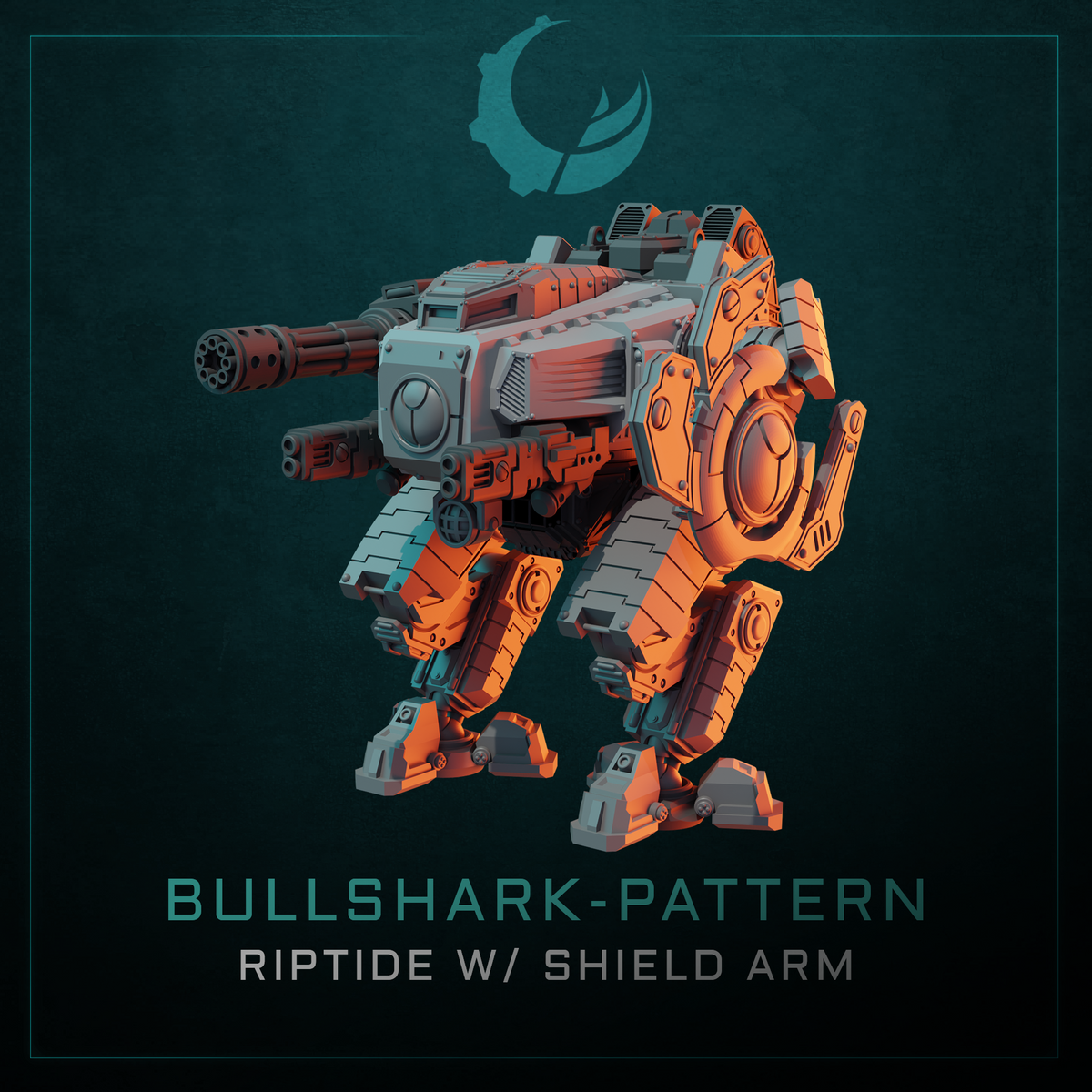 Bullshark-Pattern Tactical Warsuit - Sci fi/Modern - Modular - Magnet Ready