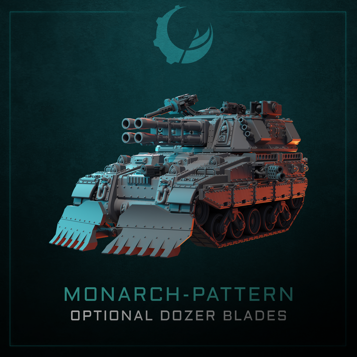 Monarch-Patten Self-Propelled Artillery - Sci fi/Modern - Modular - Magnet Ready