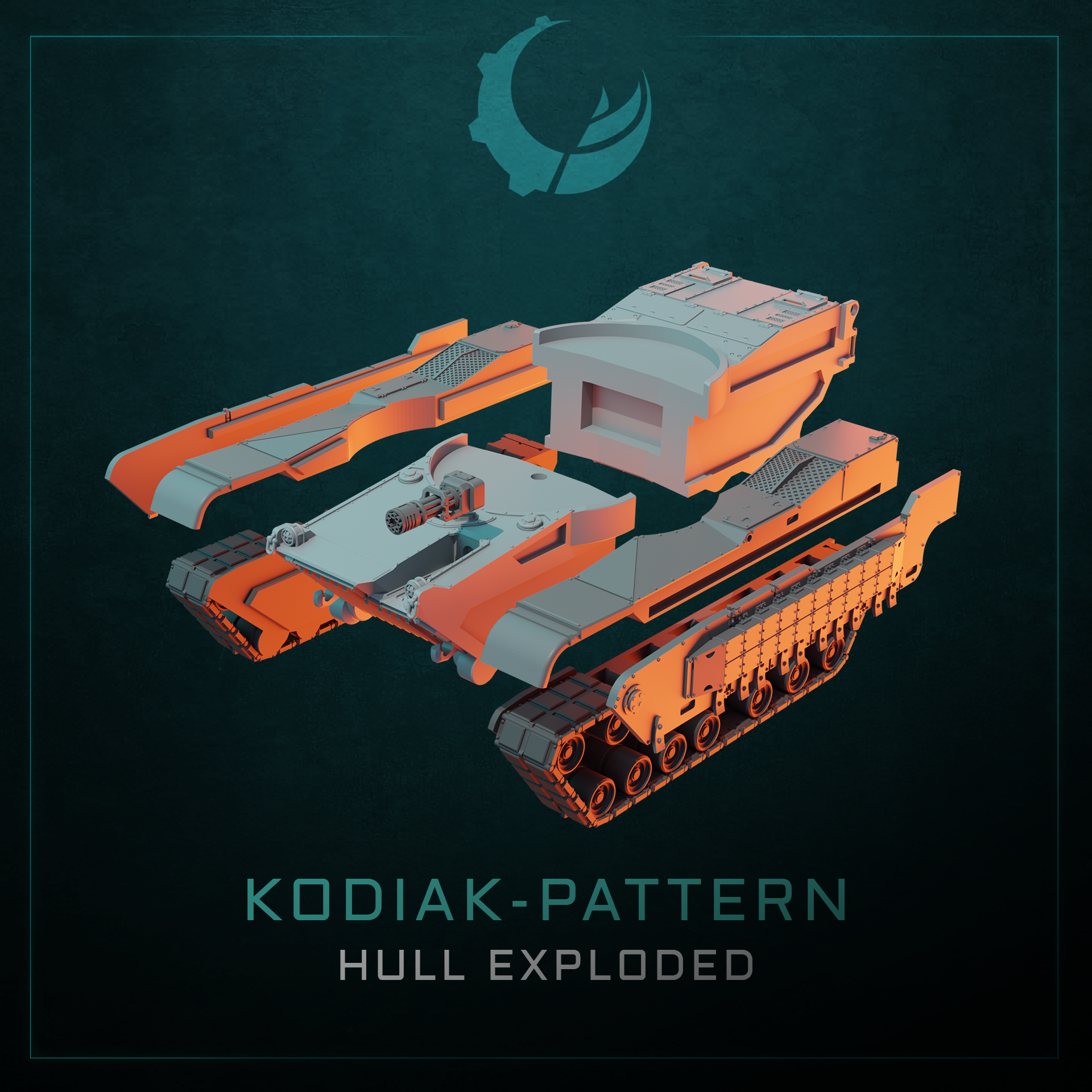 Kodiak-Pattern Main Battle Tank - Sci fi/Modern - Modular - Magnet Ready