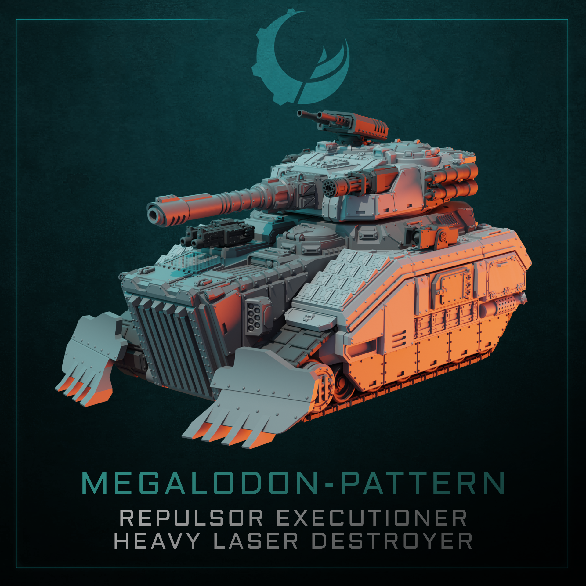 Megalodon-Pattern Heavy Assualt Vehicle - Sci fi/Modern - Modular - Magnet Ready