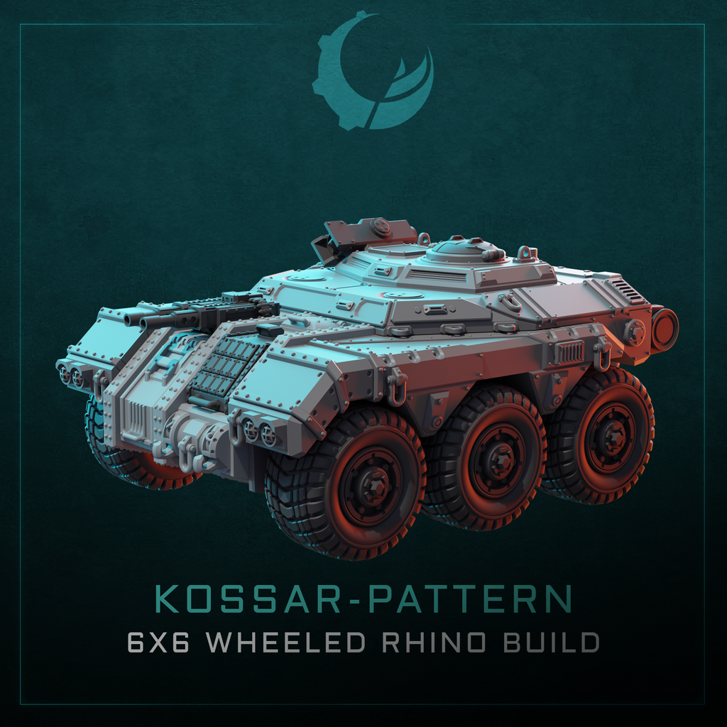 Kossar-Pattern Tank/APC/IFV/TD - Sci fi/Modern - Modular - Magnet Ready