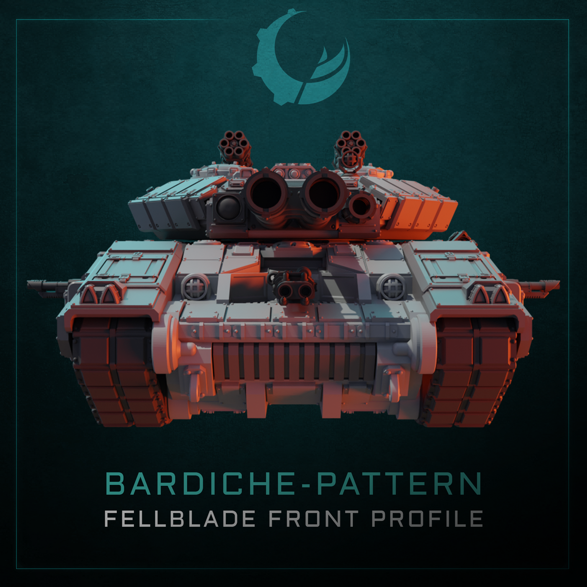 Bardiche-Pattern Super Heavy Tank - Sci fi/Modern - Modular - Magnet Ready