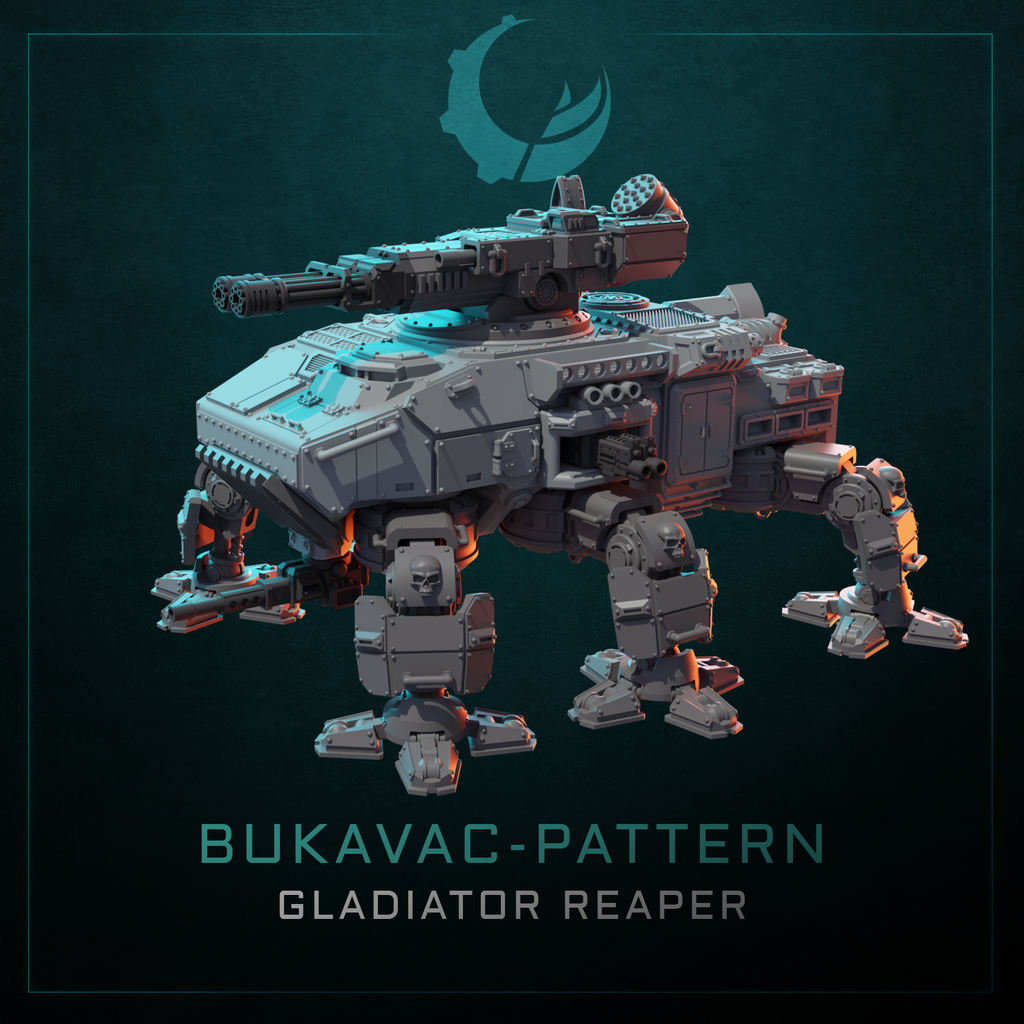 Bukavac-Pattern Trench Crawler - Sci fi/Modern - Modular - Magnet Ready