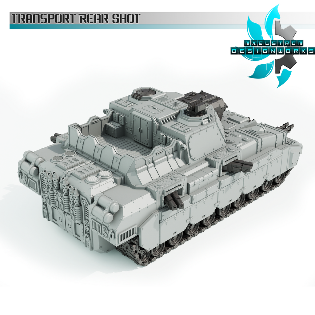Ursus Rex-Pattern Super Heavy Battle Tank - Sci fi/Modern - Modular - Magnet Ready