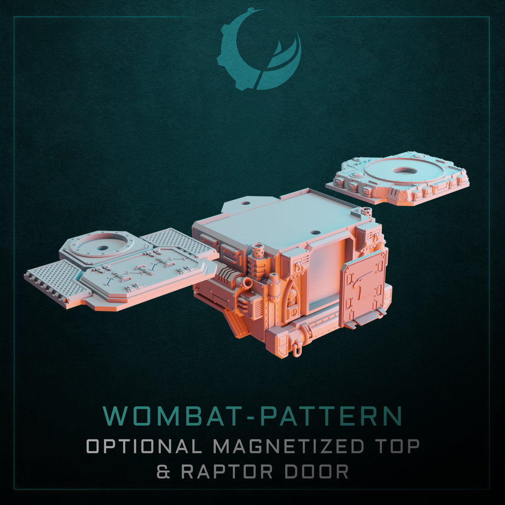 Wombat-Pattern ATCV - Sci fi/Modern - Modular - Magnet Ready