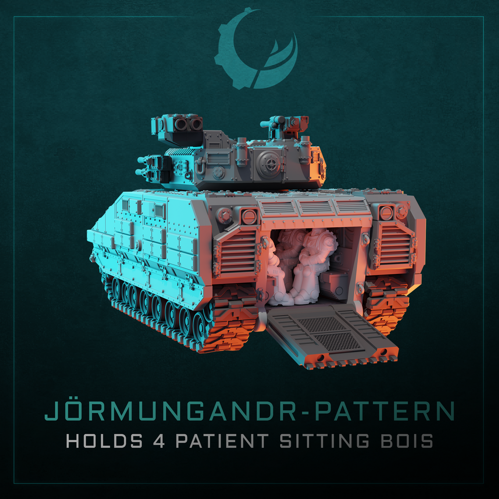 Jörmungandr-Pattern Armored Fighting Vehicle - Sci fi/Modern - Modular - Magnet Ready