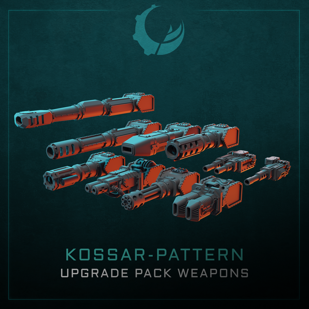 Kossar-Pattern Tank/APC/IFV/TD - Sci fi/Modern - Modular - Magnet Ready