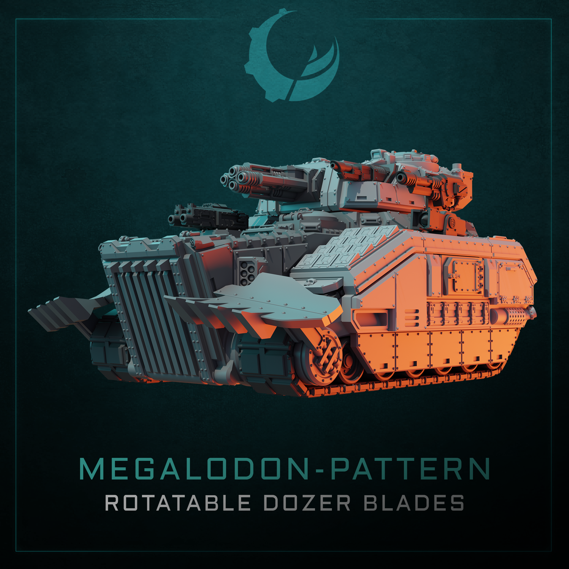 Megalodon-Pattern Heavy Assualt Vehicle - Sci fi/Modern - Modular - Magnet Ready