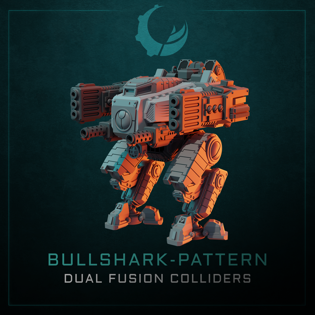 Bullshark-Pattern Tactical Warsuit - Sci fi/Modern - Modular - Magnet Ready