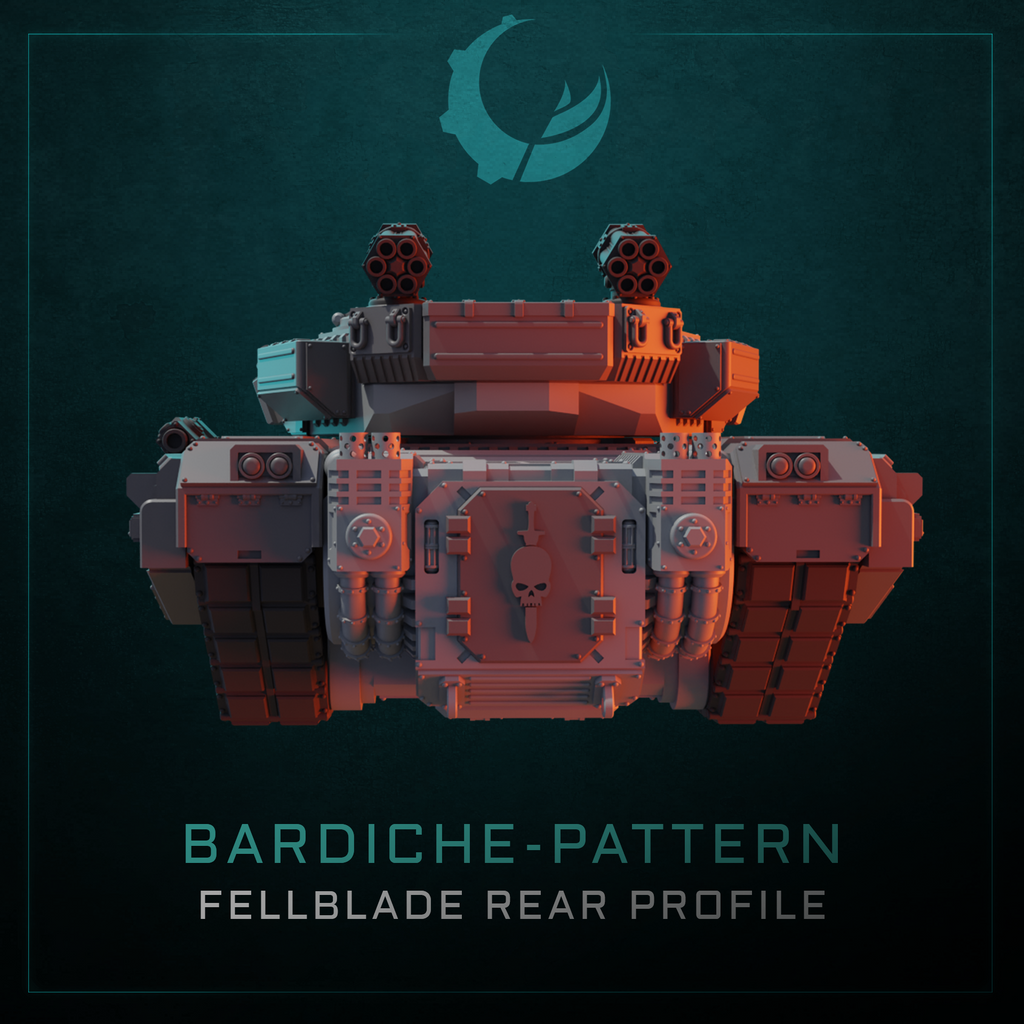 Bardiche-Pattern Super Heavy Tank - Sci fi/Modern - Modular - Magnet Ready