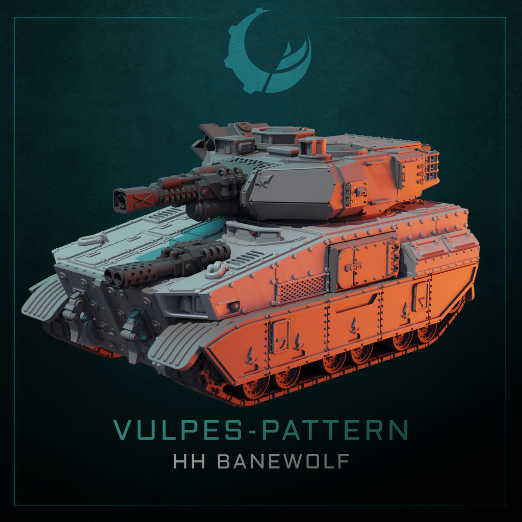 Vulpes-Pattern Battle Tank - Sci fi/Modern - Modular - Magnet Ready