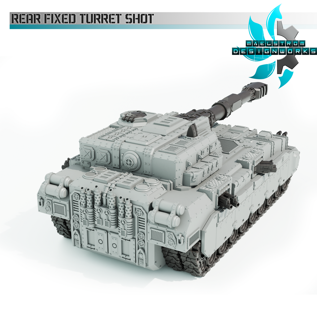 Ursus Rex-Pattern Super Heavy Battle Tank - Sci fi/Modern - Modular - Magnet Ready