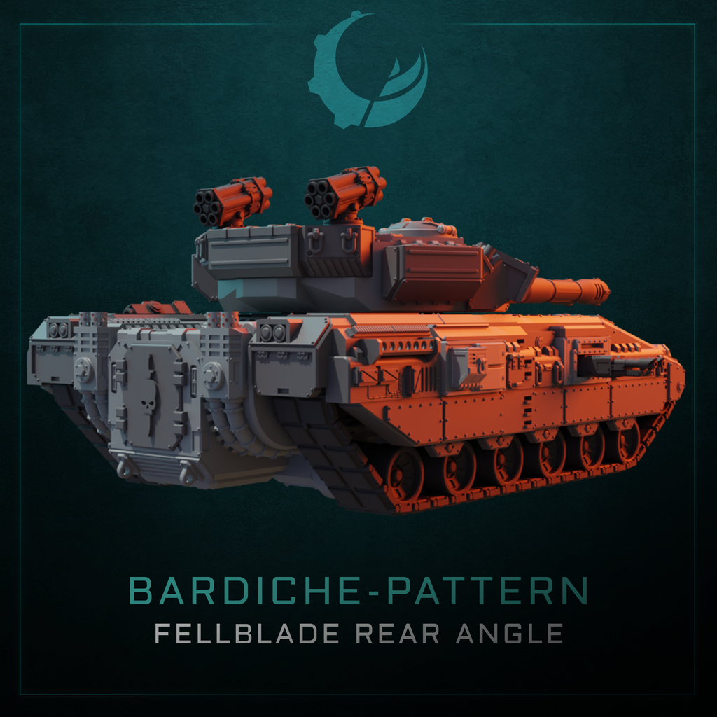 Bardiche-Pattern Super Heavy Tank - Sci fi/Modern - Modular - Magnet Ready