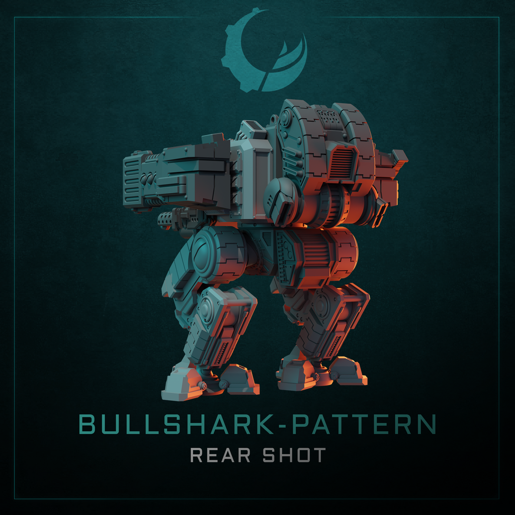Bullshark-Pattern Tactical Warsuit - Sci fi/Modern - Modular - Magnet Ready