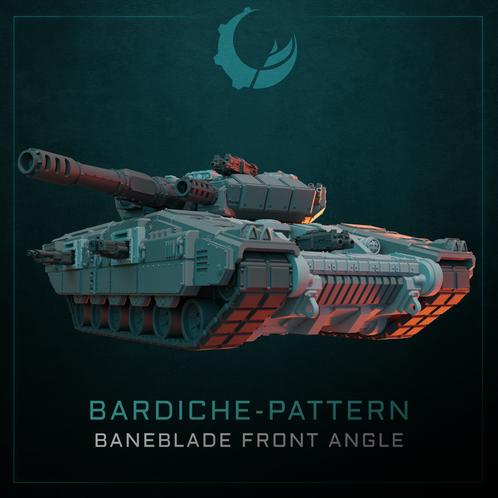 Bardiche-Pattern Super Heavy Tank - Sci fi/Modern - Modular - Magnet Ready