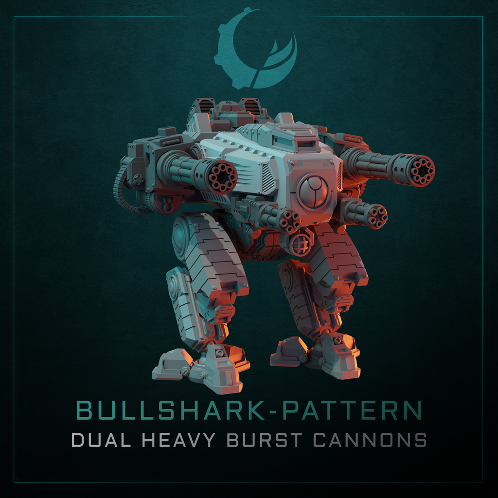 Bullshark-Pattern Tactical Warsuit - Sci fi/Modern - Modular - Magnet Ready