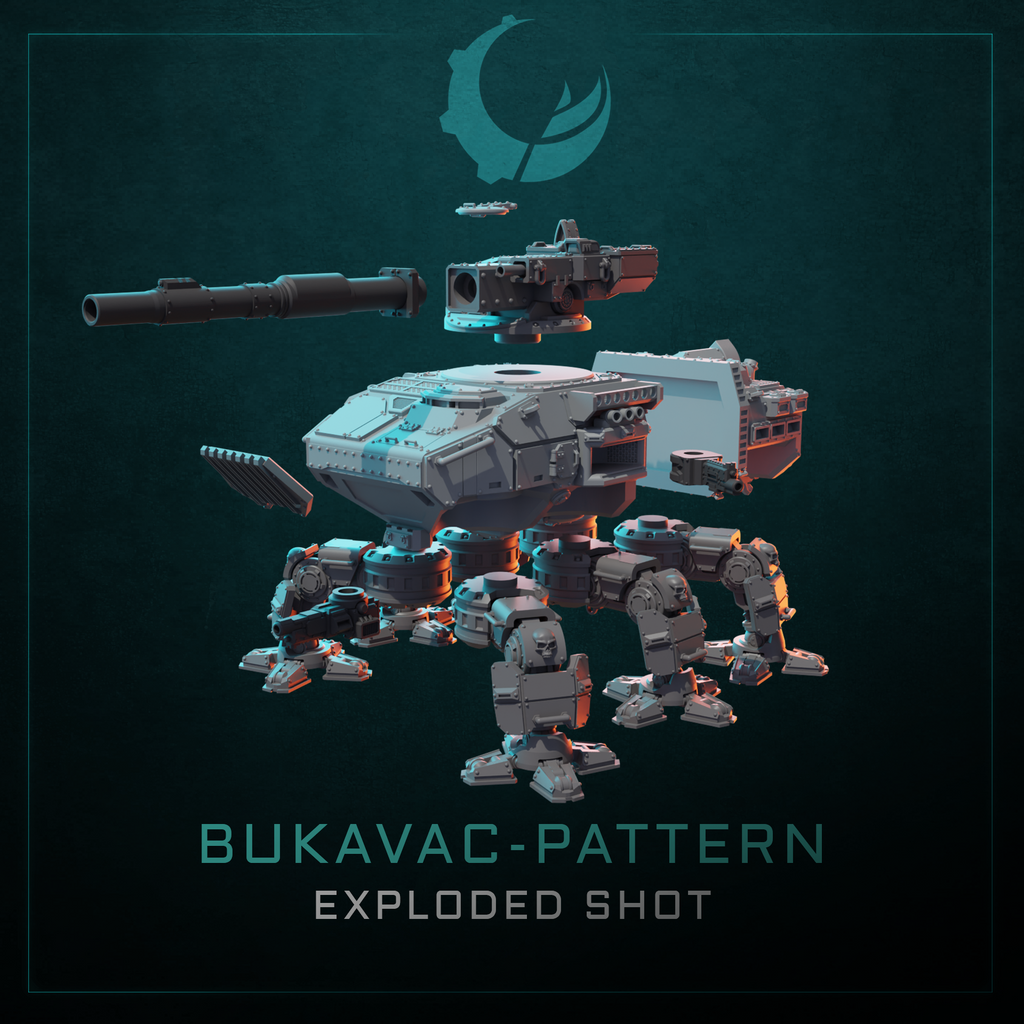 Bukavac-Pattern Trench Crawler - Sci fi/Modern - Modular - Magnet Ready