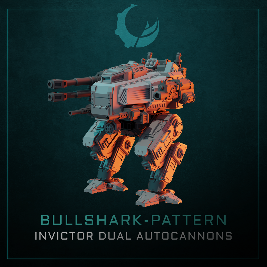 Bullshark-Pattern Tactical Warsuit - Sci fi/Modern - Modular - Magnet Ready