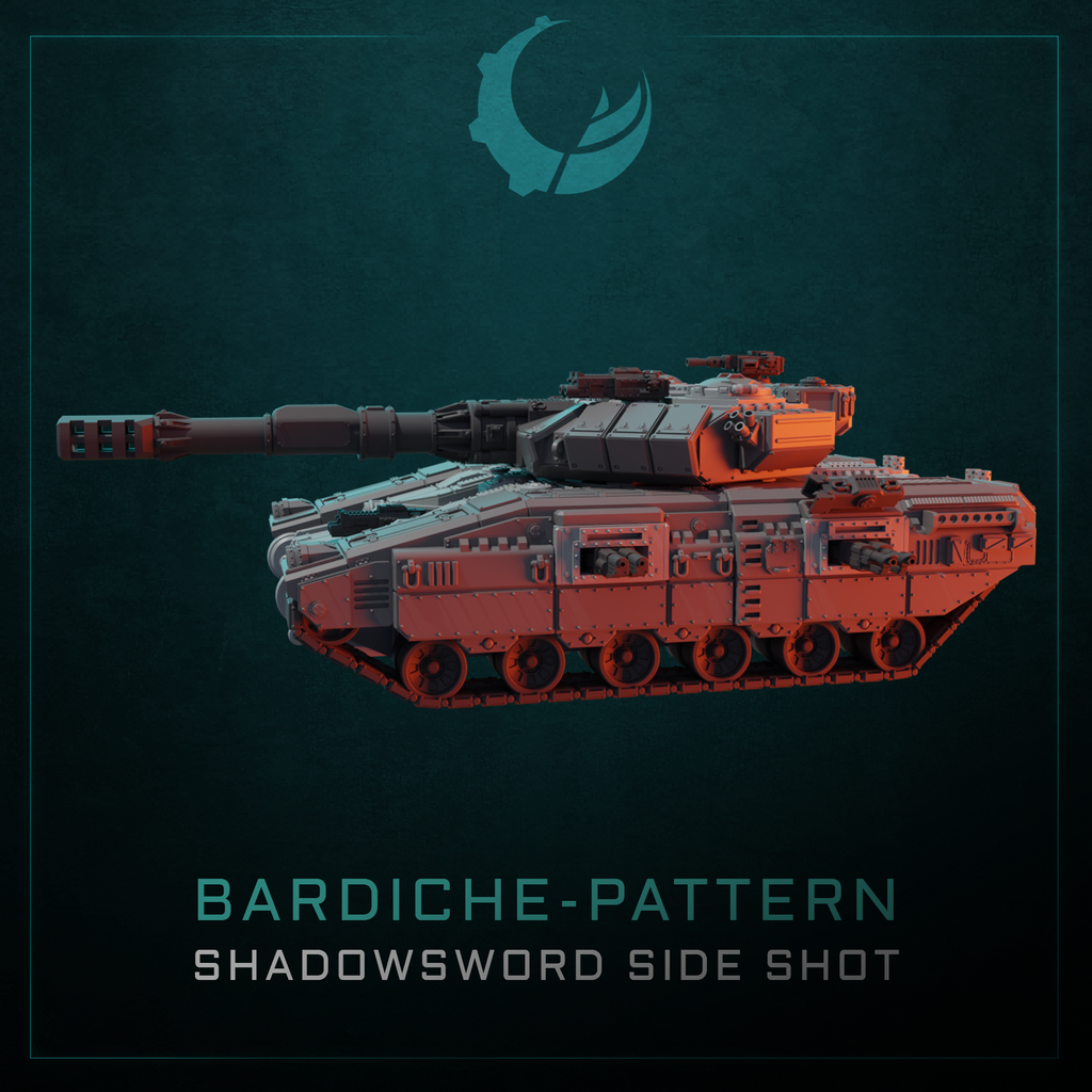 Bardiche-Pattern Super Heavy Tank - Sci fi/Modern - Modular - Magnet Ready