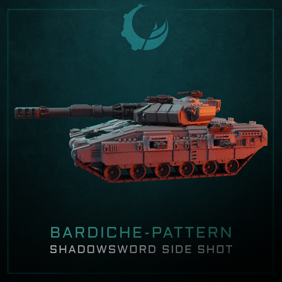 Bardiche-Pattern Super Heavy Tank - Sci fi/Modern - Modular - Magnet Ready