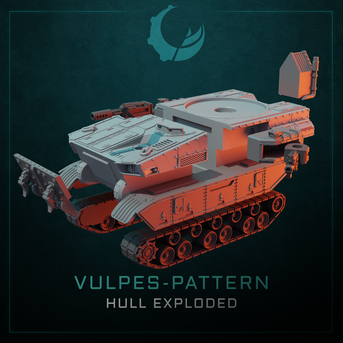 Vulpes-Pattern Battle Tank - Sci fi/Modern - Modular - Magnet Ready