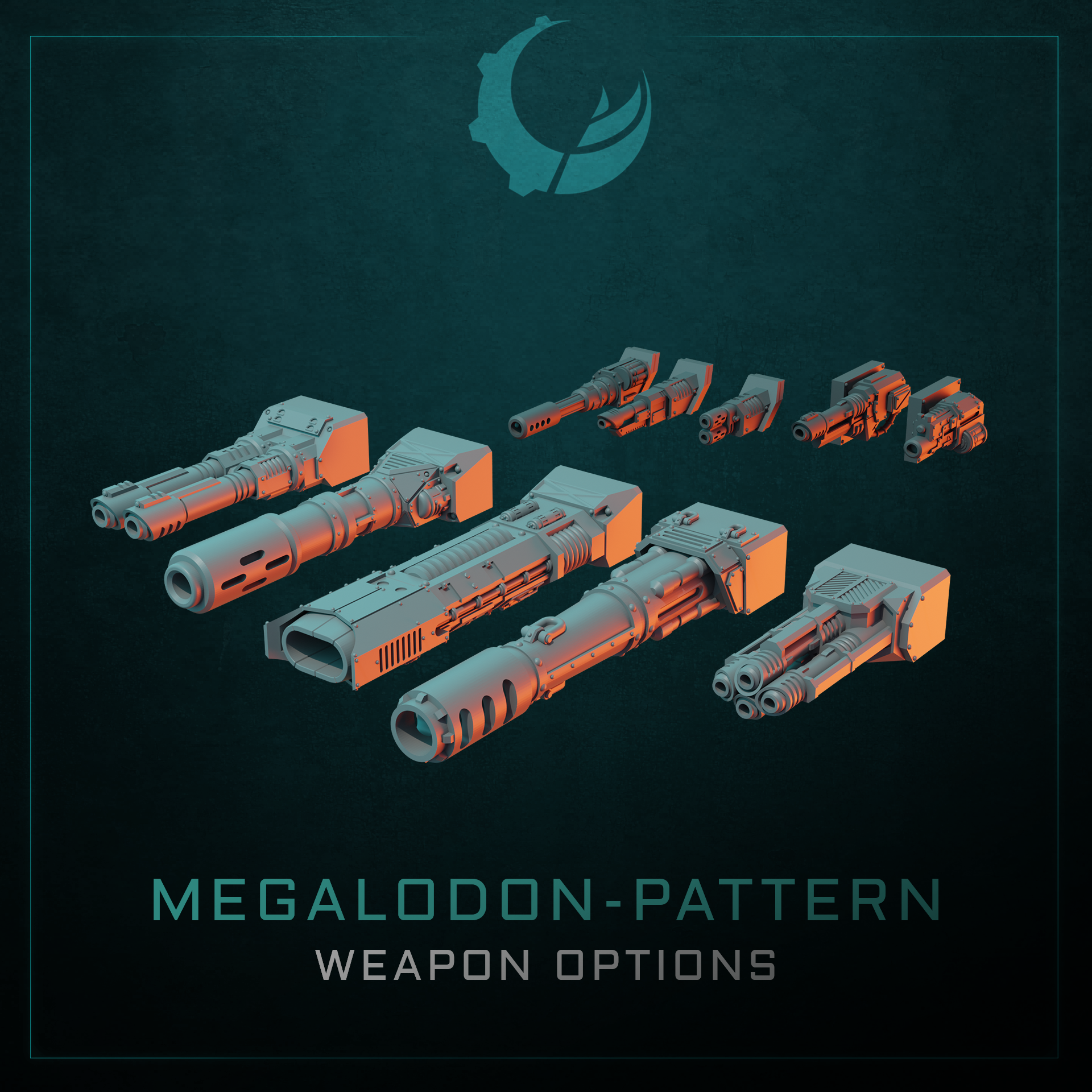 Megalodon-Pattern Heavy Assualt Vehicle - Sci fi/Modern - Modular - Magnet Ready