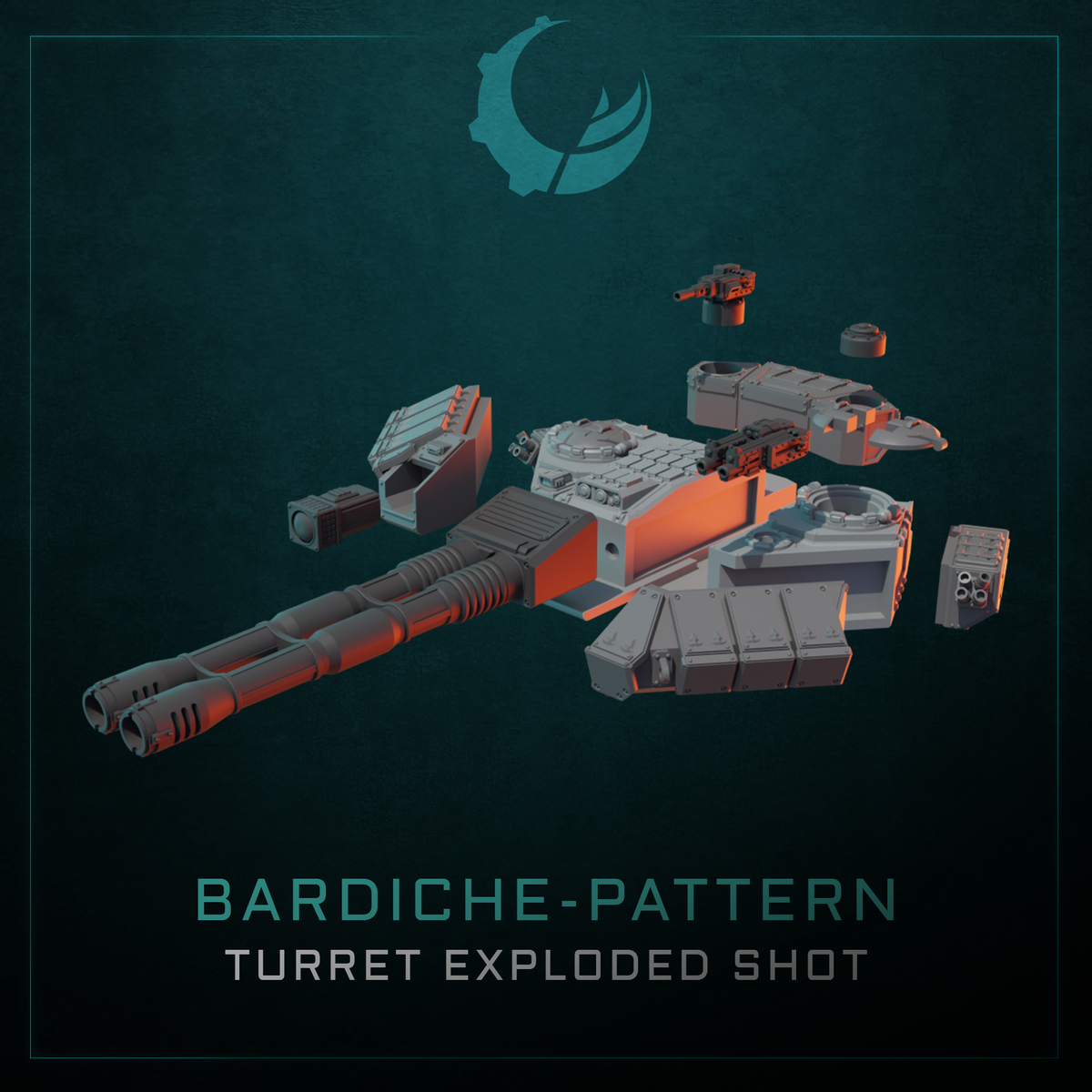 Bardiche-Pattern Super Heavy Tank - Sci fi/Modern - Modular - Magnet Ready
