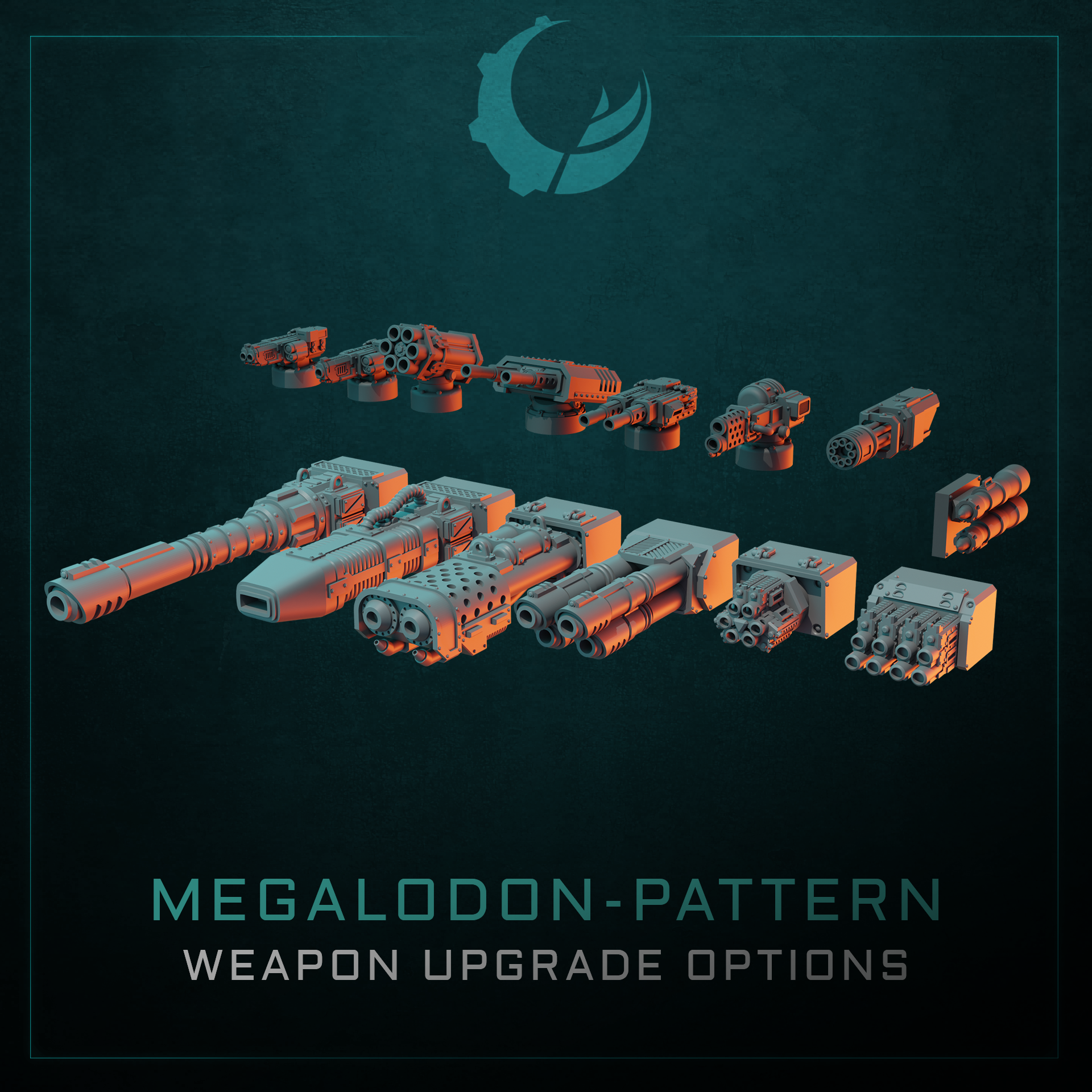 Megalodon-Pattern Heavy Assualt Vehicle - Sci fi/Modern - Modular - Magnet Ready