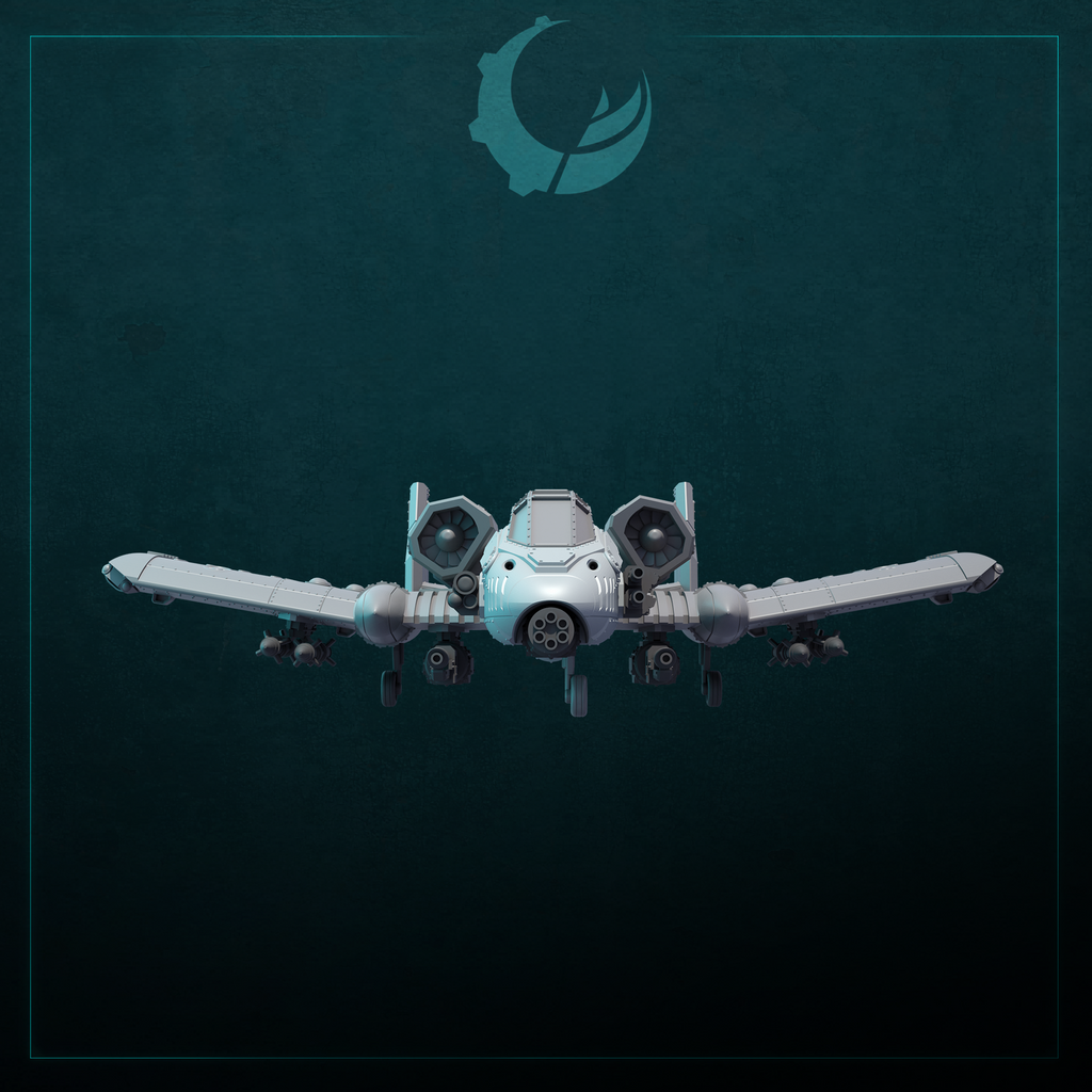 Raiju-Pattern Multi-Role Attack Aircraft - Sci fi/Modern - Modular - Magnet Ready