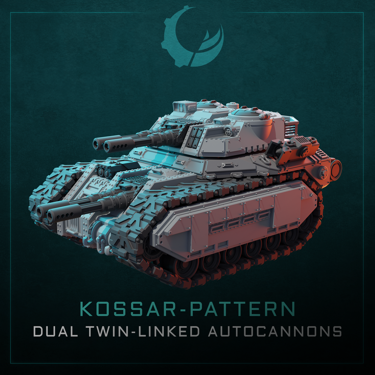 Kossar-Pattern Tank/APC/IFV/TD - Sci fi/Modern - Modular - Magnet Ready