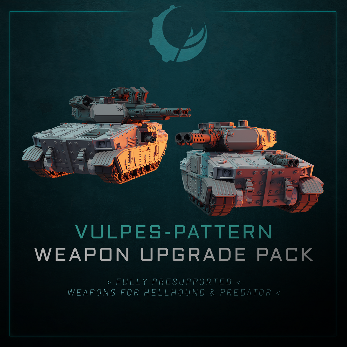 Vulpes-Pattern Battle Tank - Sci fi/Modern - Modular - Magnet Ready