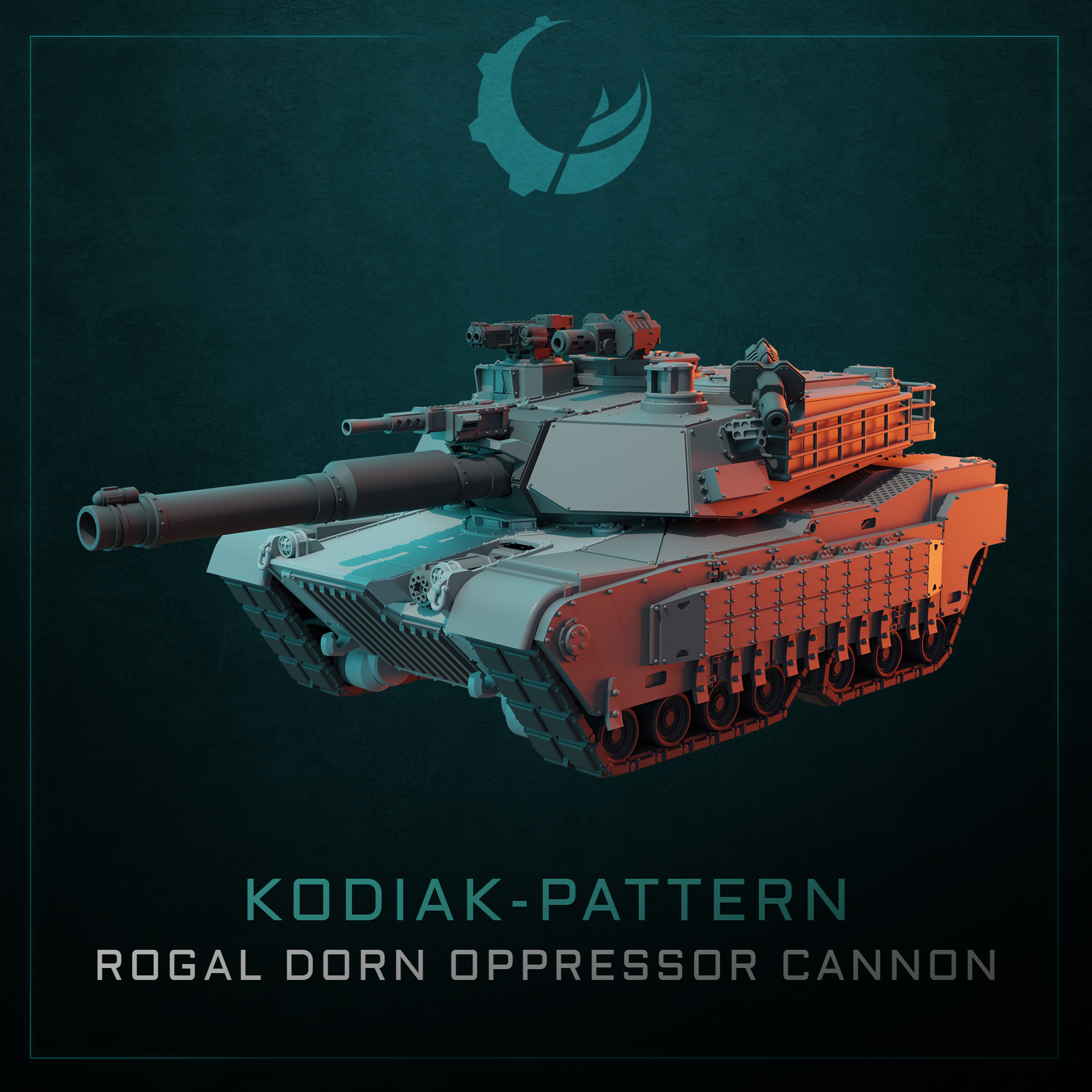 Kodiak-Pattern Main Battle Tank - Sci fi/Modern - Modular - Magnet Ready