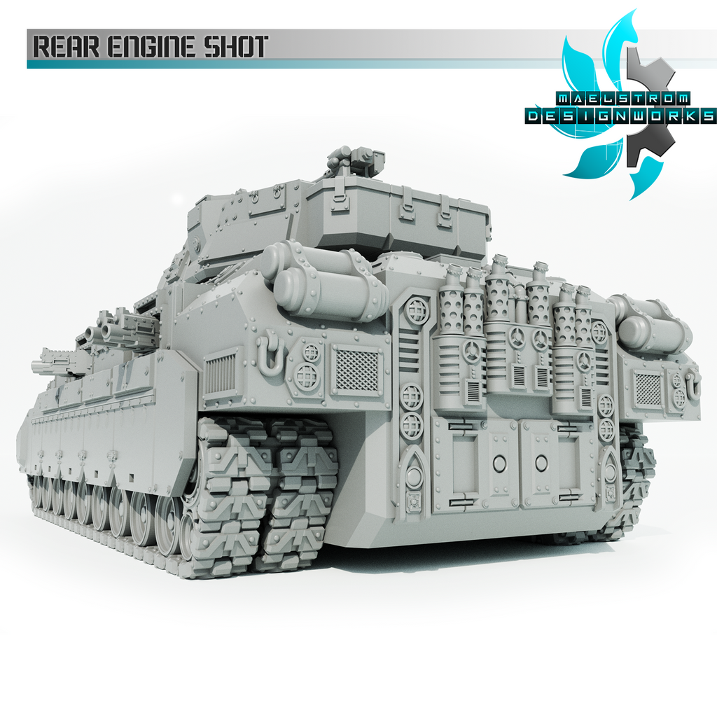 Ursus Rex-Pattern Super Heavy Battle Tank - Sci fi/Modern - Modular - Magnet Ready